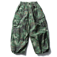 Pantalon cargo unisexe pour l'extérieur, écologique, respirant, léger, imperméable, tissu ripstop, coupe ample, multi-poches, ourlet réglable
