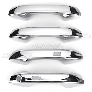 ฝาครอบมือจับประตูรถยนต์แบบสมาร์ท 4 ชิ้น พร้อมช่องใส่กุญแจ สำหรับรถยนต์ VW Golf 8 MK8 ปี 2020-2021 อุปกรณ์ตกแต่งรถยนต์ ทำจากพลาสติก ABS ลายคาร์บอนไฟเบอร์ ชุบโครเมียม - Product Image 6