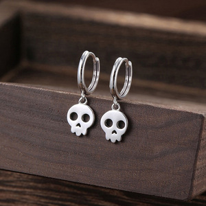 Orecchini pendenti a forma di teschio di Halloween per donna, stile punk, gioielli alla moda per feste, idea regalo - Product Image 2
