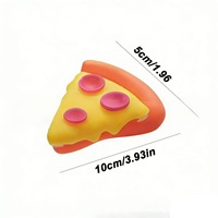 NeeDoh Squeezza Pizza Squishy Fidget Soft Squish Stress Ball Blind Box Enfants Adultes TPR Jouet à l'échelle 1/12