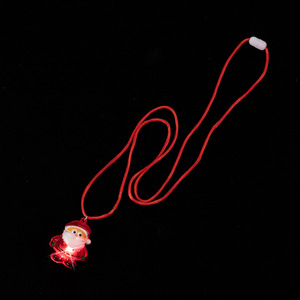 Collana leggera <span class=keywords><strong>natale</strong></span> a forma di <span class=keywords><strong>natale</strong></span> collana lampeggiante per bambini <span class=keywords><strong>Babbo</strong></span> <span class=keywords><strong>Natale</strong></span> - Product Image 5