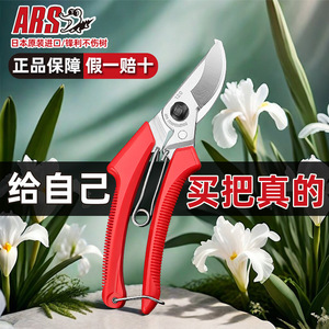 Ars Pruning Shears 120dx Stainless Steel Red Japanese Imported Fruit Tree <b>Cutting</b> <b>Tool</b> - Product Image 2