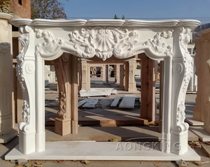 มือแกะสลักสวนตกแต่งหินอ่อนหินโค้งประตูล้อมรอบกับสาว - Product Image 6