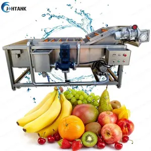 Root Fruits and Vegetables Agricultural Product Fruit Bubble Washer Food Cleaning Machine Manufacturers