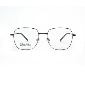 Monture de lunettes rectangulaire en titane Danyang KQ33056, taille moyenne, unisexe, en métal, pour myopie - Product Image 5