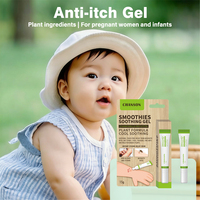 Gel apaisant portable et écologique aux composants d'huiles essentielles végétales après piqûres pour soulager les démangeaisons causées par les moustiques