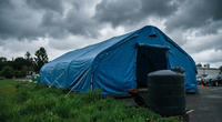 Tente de protection en tissu PVC moderne de haute qualité, de qualité industrielle, résistante aux UV, durable et imperméable pour équipement agricole