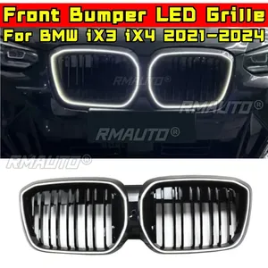 กระจังหน้ารถยนต์ IX3 LED สำหรับ BMW IX3 IX4 ปี 2021-2024 ชุดแต่งกระจังหน้าพร้อมไฟ LED อุปกรณ์ตกแต่งรถยนต์ - Product Image 1