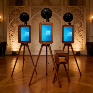 Photomaton pliable <span class=keywords><strong>en</strong></span> bois pour iPad, adapté à la <span class=keywords><strong>location</strong></span> lors de mariages, de fêtes, d'anniversaires et de rassemblements - Product Image 6