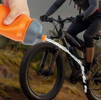 Botella de agua para ciclismo sin BPA BPS tipo exprimidor para bicicleta de montaña deporte presionando Método de flujo de agua