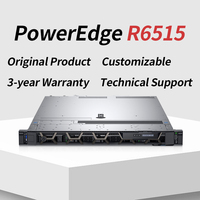 Vente flash Serveur en rack 1U PowerEdge R6515 R6525 d'origine avec prise en charge des GPU pour le stockage en centre de données, la virtualisation et le serveur cloud