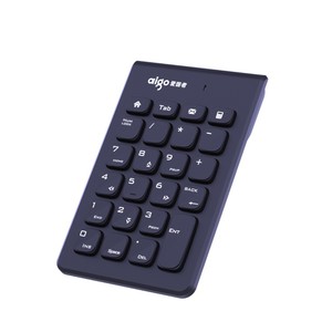 Aigo W963 <b>Wireless</b> Numeric Keypad 2.4Ghz <b>Mini</b> <b>Keyboard</b> Membrane Plastic For Office And Home Use - Product Image 3