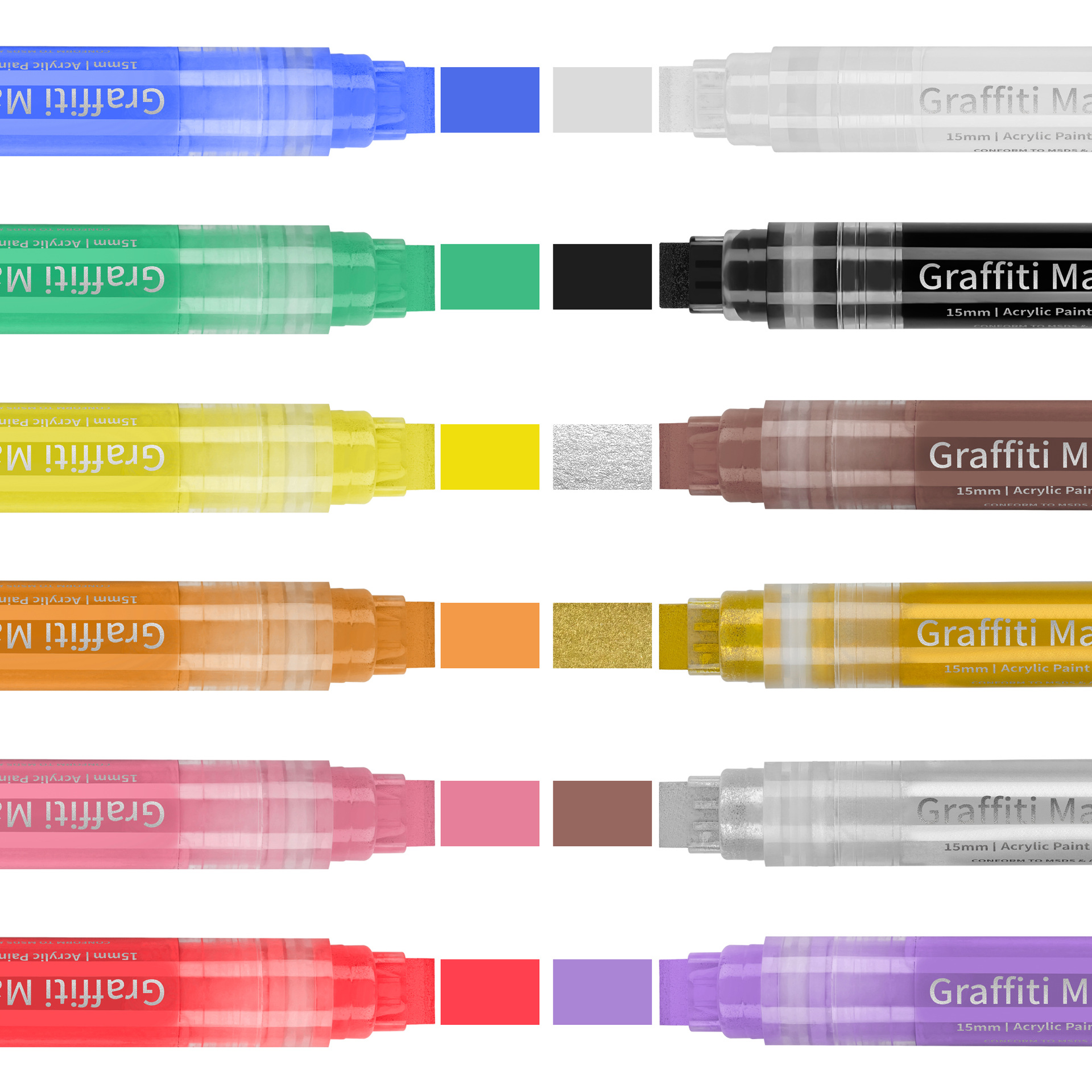 12 couleurs