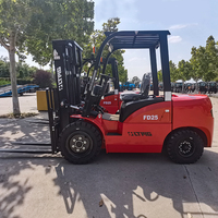 Chinois 1.5 tonnes 2.5 tonnes 3 tonnes Japon Moteur Attachement 3m 5m 6m Mât Diesel Camion Chariot Élévateur Avec Prix Fabricant