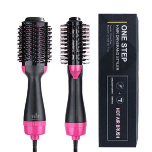 One <b>Step</b> Hair Dryer And Styler Hot Air Brush Straightening Drying All Hair Types Tourmaline Ceramics - Product Image 2