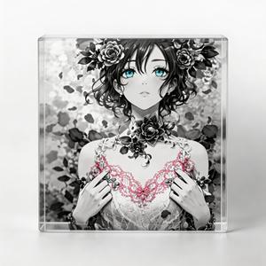 Blocs acryliques épais personnalisés pour impression d'art anime, affiches <span class=keywords><strong>manga</strong></span>, cadeaux, images de dessins animés, photos - Product Image 2