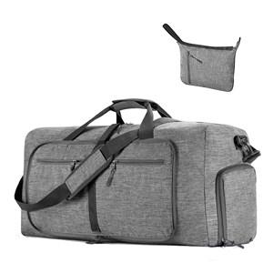 Sac de voyage extra large imperméable 65L, léger et pliable, avec compartiment à chaussures pour hommes et femmes - Product Image 6