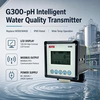Analyseur et contrôleur numérique en ligne de pH et ORP, sortie RS485 MODBUS 4-20mA, IP65, écran LCD, double relais, pour le traitement des eaux usées