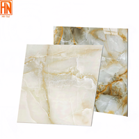 Vente directe d'usine Foshan, carreaux de sol en porcelaine brillante de marque HUANAI, motif marbre moderne 60x60cm, antibactériens, antidérapants, jade