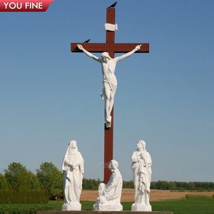 Mármol tallado a mano de tamaño real para exteriores Jesús <span class=keywords><strong>misericordioso</strong></span> con estatua de <span class=keywords><strong>iglesia</strong></span> de cordero - Product Image 6