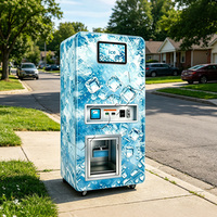 Machine à glaçons commerciale grande capacité entièrement automatique YISO avec pompe PLC et cuve sous pression pour osmose inverse