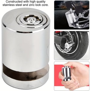 Mini Lucchetto Antifurto per Freno a Disco, Serratura di Sicurezza per Bicicletta, Lucchetto Impermeabile per Moto, Accessori per Ruote - Product Image 6