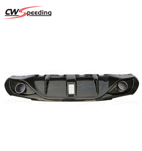 CWS-B STILE FIBRA di CARBONIO PARAURTI POSTERIORE LIP DIFFUSORE POSTERIORE (T-2) PER Alfa Romeo <span class=keywords><strong>Giulia</strong></span> - Product Image 1