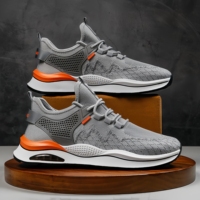 Nouvelles chaussures de sport respirantes pour hommes, chaussures décontractées de style coréen, chaussures de course, chaussures décontractées pour hommes à la mode à bout bas
