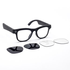 WK106 AI Smart <b>Glasses</b> 13MP 4K <b>Camera</b> 32GBram Real-time Translation POV Livestream Navigation Call Recording Sunglasses 13MP Cam - Product Image 3