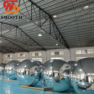 SMOOTH Durable <b>Gold</b> Silver Giant Stainless Steel Geometric Rectangle Wedding Backdrop with <b>Mirror</b> Design 100x200cm - Product Image 4