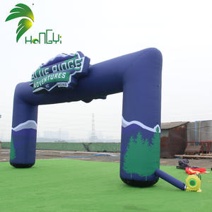Arco inflable personalizado de alta calidad con logotipo 3D, <span class=keywords><strong>cartelera</strong></span> inflable de entrada, arco de línea de meta para publicidad de eventos - Product Image 2