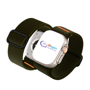 Eraysun Correa Elástica de Nailon para Reloj <span class=keywords><strong>Apple</strong></span> i <span class=keywords><strong>Watch</strong></span> Series, Correa de Tela Alpine Loop <span class=keywords><strong>Ultra</strong></span> Lujosa, Novedad - Product Image 1