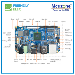 FriendlyELEC NanoPC T2 S5P4418 Placa Integrada con Procesador de Cuatro Núcleos Cortex A9, WiFi y Bluetooth Integrados, Tamaño 100x60mm - Product Image 3