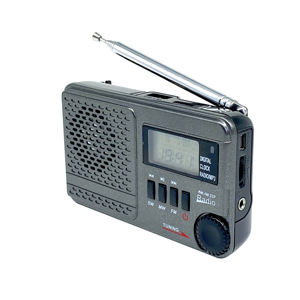 SAYIN SY-1192 Full Band FM/MW/SW Portable Radio 800mAh MP3 Player Alarm <b>Clock</b> <b>LED</b> Backlight Display - Product Image 2