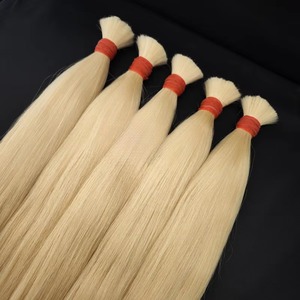 SHARMIN ENTERPRISE 613 Cheveux humains vierges vietnamiens blonds, lots de mèches ondulées, brun naturel, double trame machine, cuticules alignées - Product Image 2