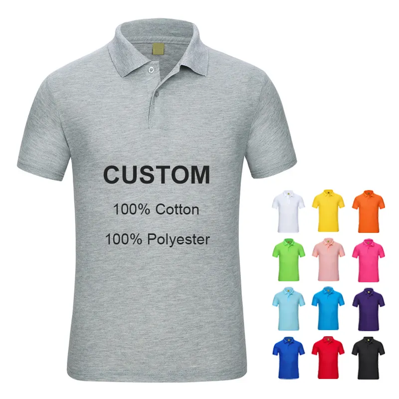 Camisa Polo T-shirt Camisetas Polo Tshirt Wholesale Plus Size Men's Shirts Golf Shirts For Men Custom Polo Shirts Custom Logo