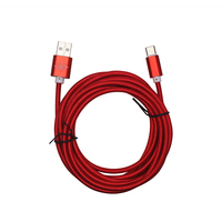 Pour PS5 3M 3A câble de données de charge rapide pour contrôleur PS5 Durable Portable personnalisé couleur unie pour câbles de charge USB PS5