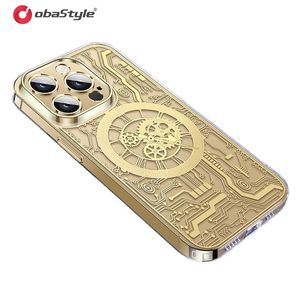 เคสโทรศัพท์มือถือ TPU นิ่ม + PC, เคสโทรศัพท์ส่วนประกอบเชิงกลสำหรับ iPhone 14เคส13 15 PRO MAX - Product Image 2