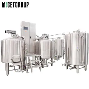 5HL industriel utilisé ensemble complet équipement de brasserie projet clé en main ligne de brassage 500L micro bonne qualité bière faisant la machine