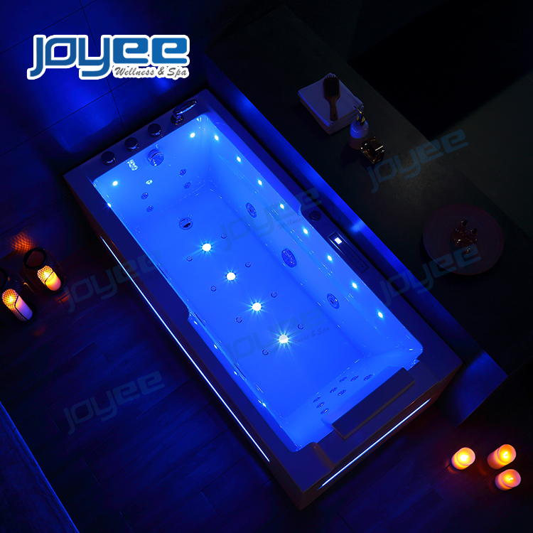 JOYEE Plus Populaire Bain À Remous Intérieur avec 1 Chaises Longues Home Relax Baignoire avec Jets de Massage