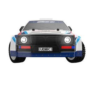 Voiture de course RC électrique 4x4 télécommandée UD1603 avec gyroscope, lumières LED et châssis métallique 1/16 2.4G pour drift - Product Image 4