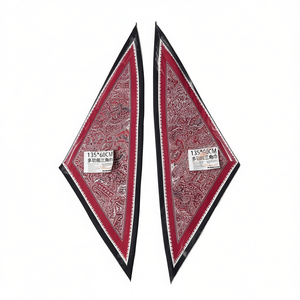 Sciarpa triangolare multifunzionale 135x60 cm con stampa Paisley, accessorio di moda per donna - Product Image 1