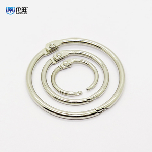 YIWANG <b>Silver</b> 1.2 Inch Manufacture Stainless Steel Loose Leaf Book <b>Rings</b> for Scrapbook - Product Image 1