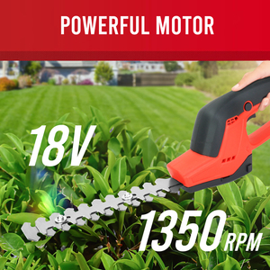 Taille-haie 2-en-1 Ciseaux à <span class=keywords><strong>gazon</strong></span> <span class=keywords><strong>sans</strong></span> <span class=keywords><strong>fil</strong></span> avec batterie rechargeable Coupe-herbe à main pour pelouse de jardin - Product Image 3