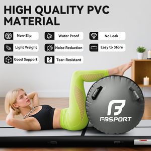 แผ่นรองลมสำหรับยิมนาสติกแบบมืออาชีพ Airtrack <span class=keywords><strong>PRO</strong></span> สำหรับฝึกซ้อมกายกรรม พาร์กัวร์ และทัมเบลลิ่ง - Product Image 2