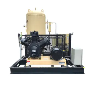 30bar /435psi high pressure air compressor for laser cutting machine 20hp 15kw with tank with dryer with precision filters