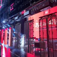 Moteur cinétique DMX à vente chaude, capacité de charge de 50 kg, écran d'affichage cinétique LED, affichage volant, boule cinétique pour soirée DJ, boîte de nuit