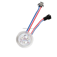Lumières LED programmables pour parcs d'attractions, cabochons RGB 12V 26mm, pixels pour fêtes foraines, éclairage paysager IP65