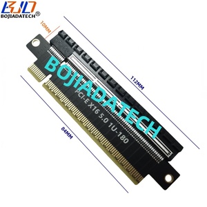 180 độ <span class=keywords><strong>PCI</strong></span> Express <span class=keywords><strong>PCI</strong></span>-E 5.0 16X để X16 Gen5 Card đồ họa <span class=keywords><strong>adapter</strong></span> thẻ 64 Gb/giây cho PC máy tính 1U máy chủ trường hợp - Product Image 3