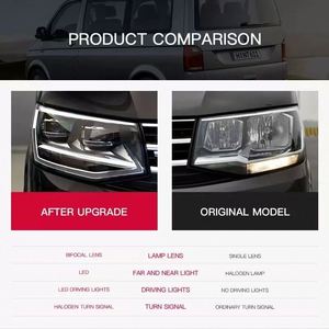 MJ luci di testa di alta qualità per <span class=keywords><strong>Volkswagen</strong></span> Multivan Transporter <span class=keywords><strong>T5</strong></span> <span class=keywords><strong>Caravelle</strong></span> 2010-2015 faro a LED DRL luce anteriore - Product Image 6